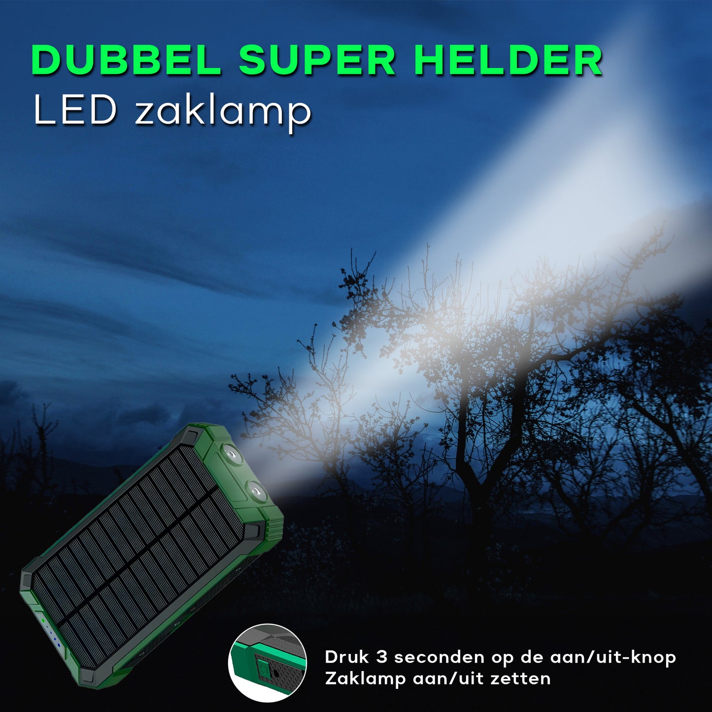 Priprolar® Solar Powerbank 30000 mAh
